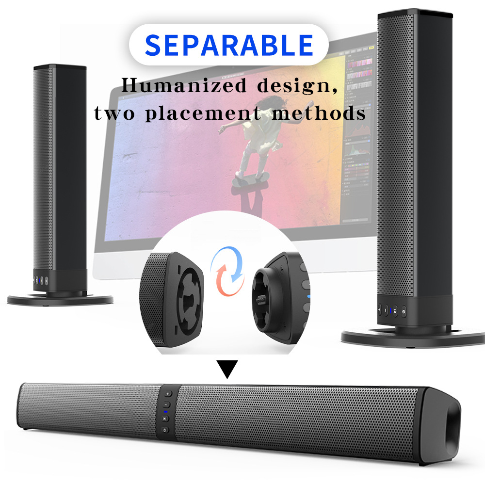 Detachable Soundbar Bluetooth  - Audio Music Spotify recension och pris