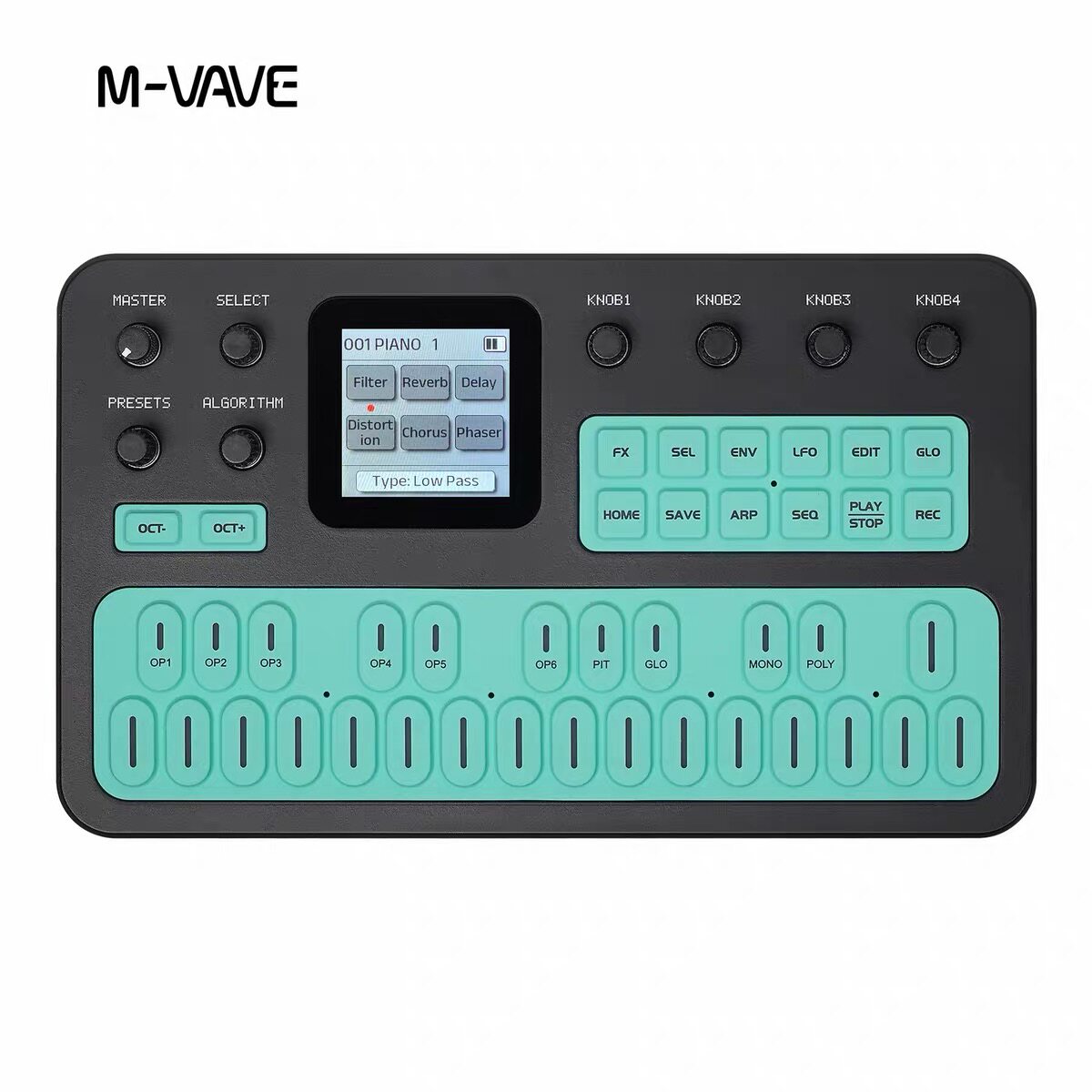 M-VAVE FM1 Pocket FM Synthesiz - Midi Controller Pad recension och pris