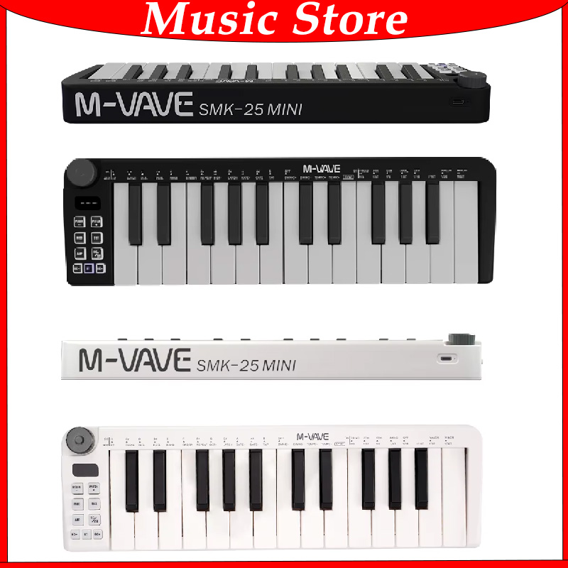 M-VAVE-Mini Teclado MIDI Recar - Midi Controller Pad recension och pris