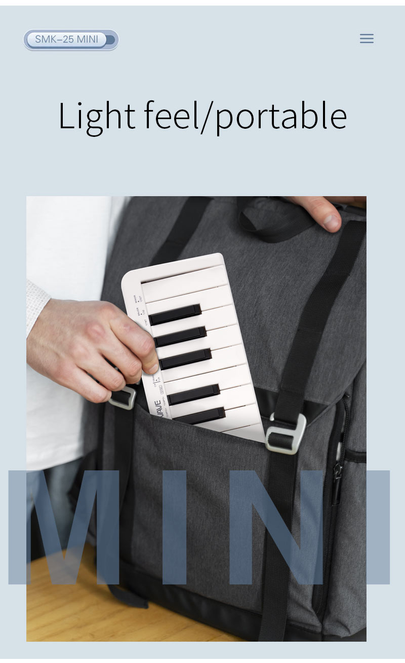 M-VAVE-Mini Teclado MIDI Recar - Midi Controller Pad recension och pris
