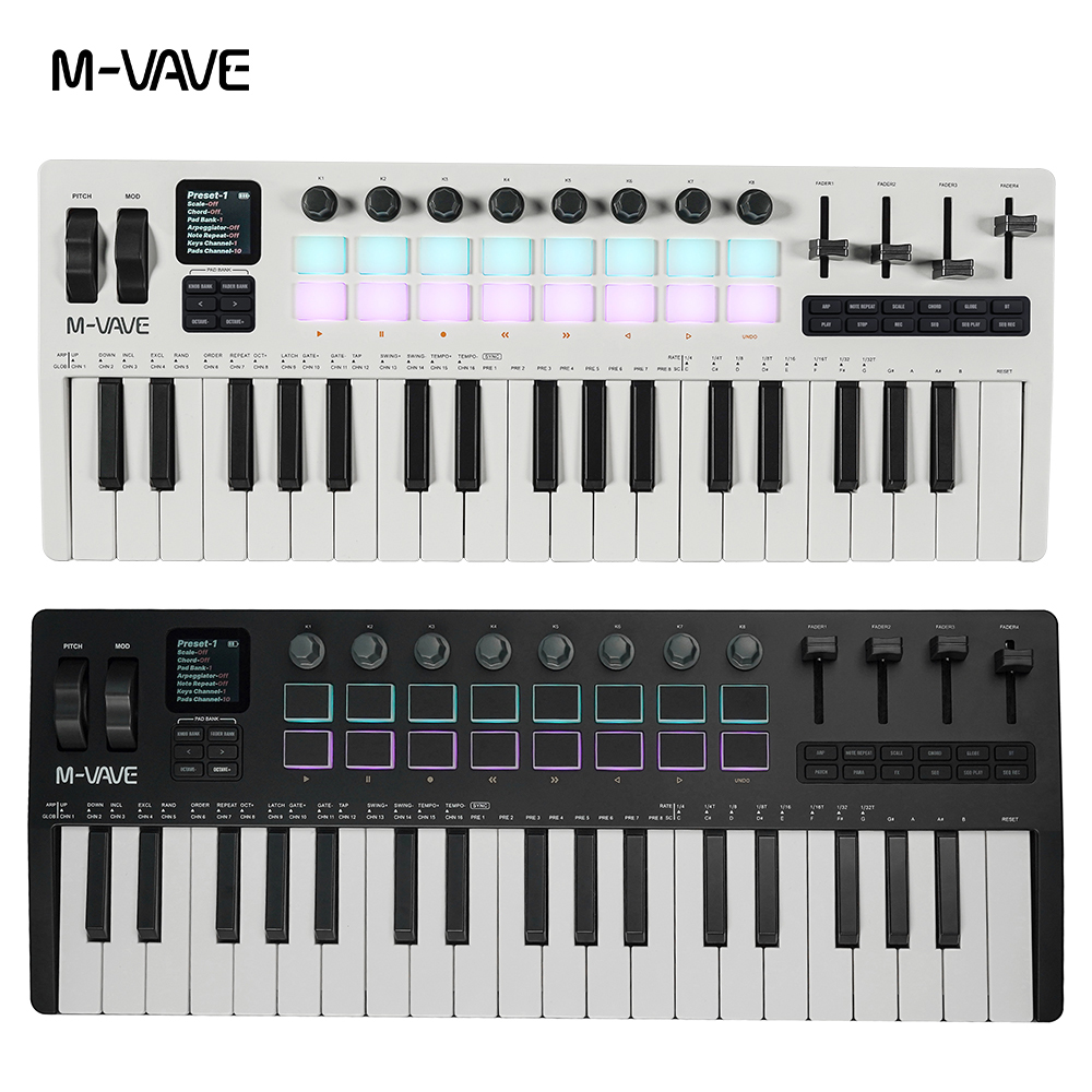 M-VAVE MIDI Keyboard Controlle - Midi Controller Pad recension och pris