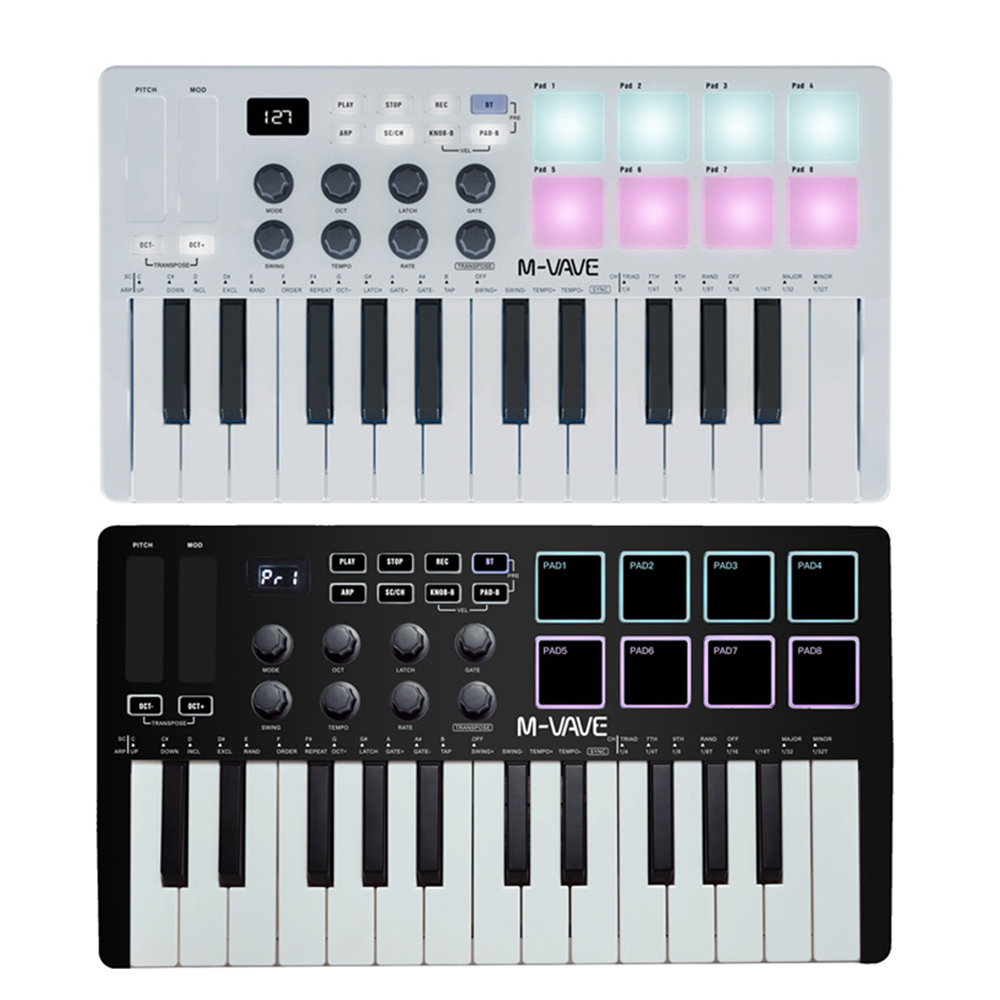 M-VAVE MIDI Keyboard Controlle - Midi Controller Pad recension och pris