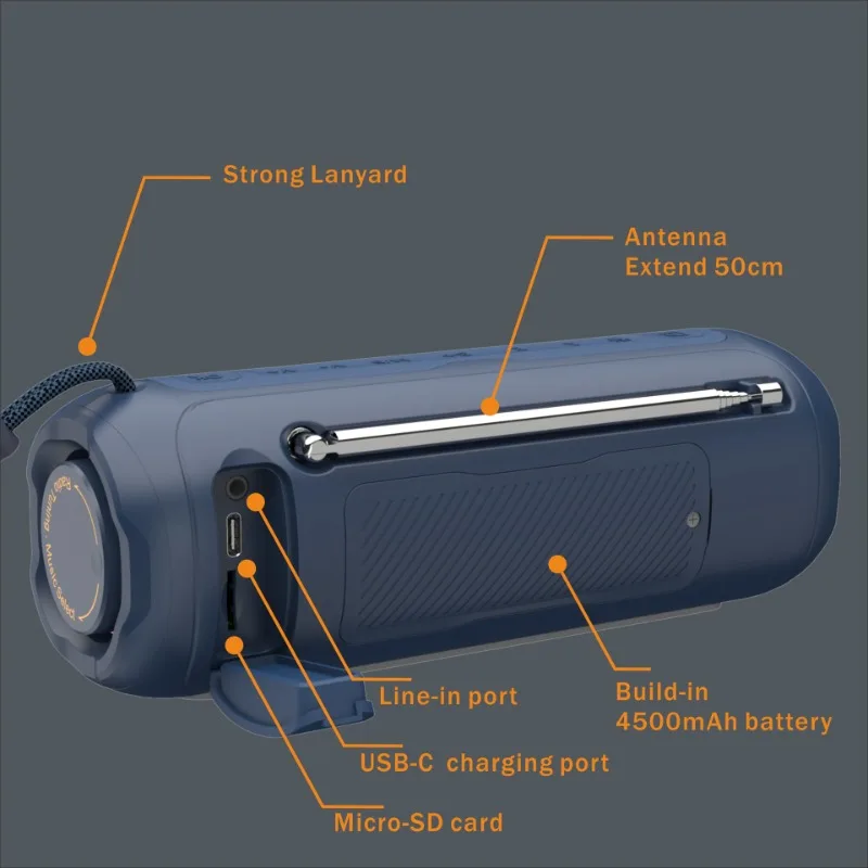 Multi-function Radio Portable  - Audio Music Spotify recension och pris