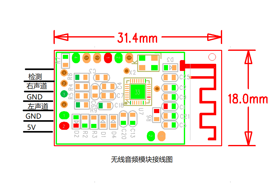 2.4G Wireless Audio Transmissi - Audio Music Image recension och pris