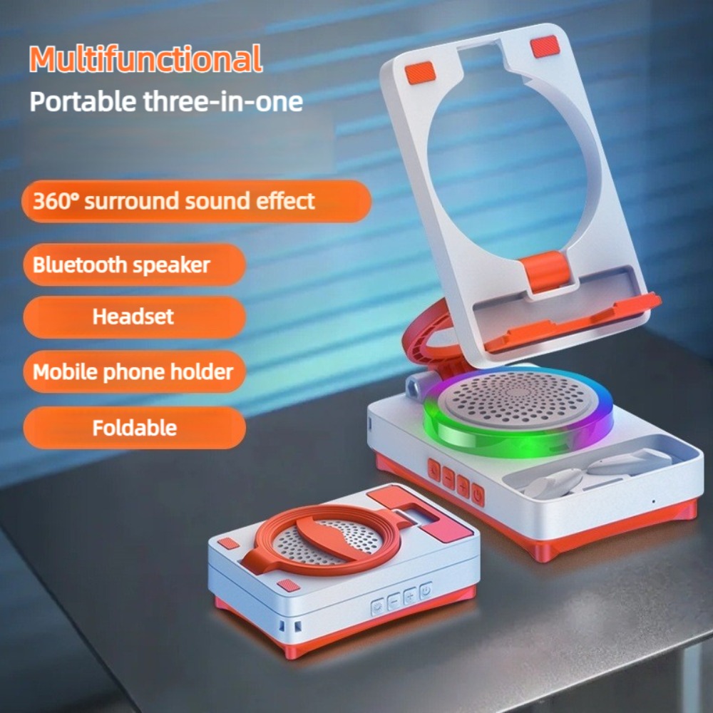 3‑In‑1 Foldable Phone Stand Wi - Audio Music Spotify recension och pris