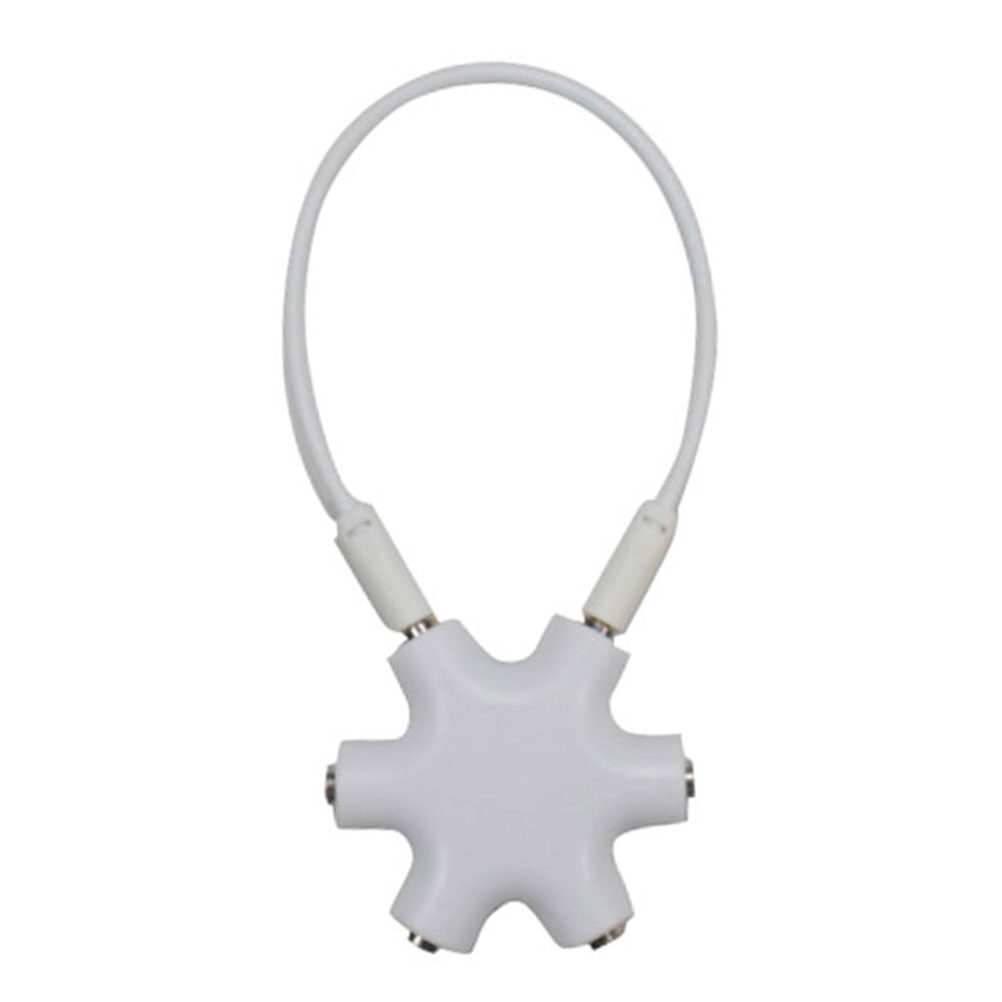 6 Port 3.5mm Snow Shape Earpho - Audio Music Dj recension och pris