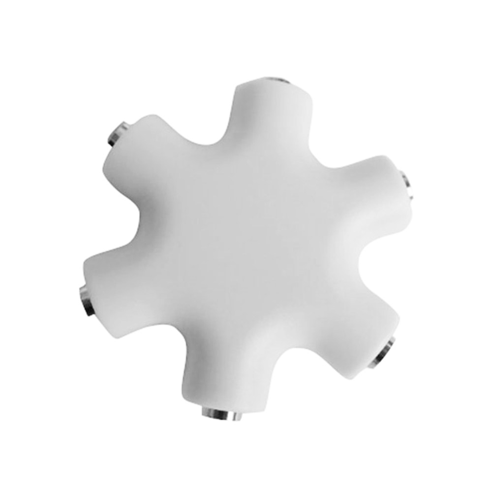 6 Port 3.5mm Snow Shape Earpho - Audio Music Dj recension och pris