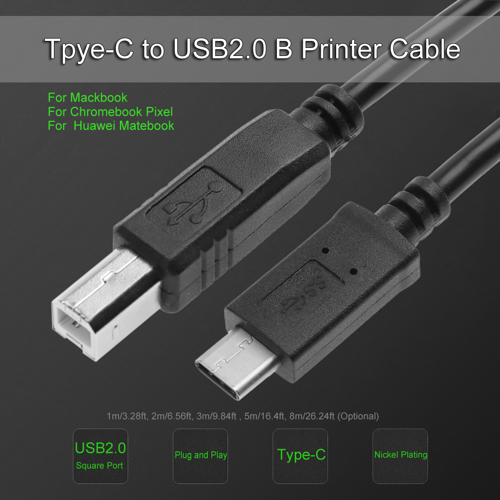 USB C To USB B Printer Cable T - Midi Controller Pad recension och pris