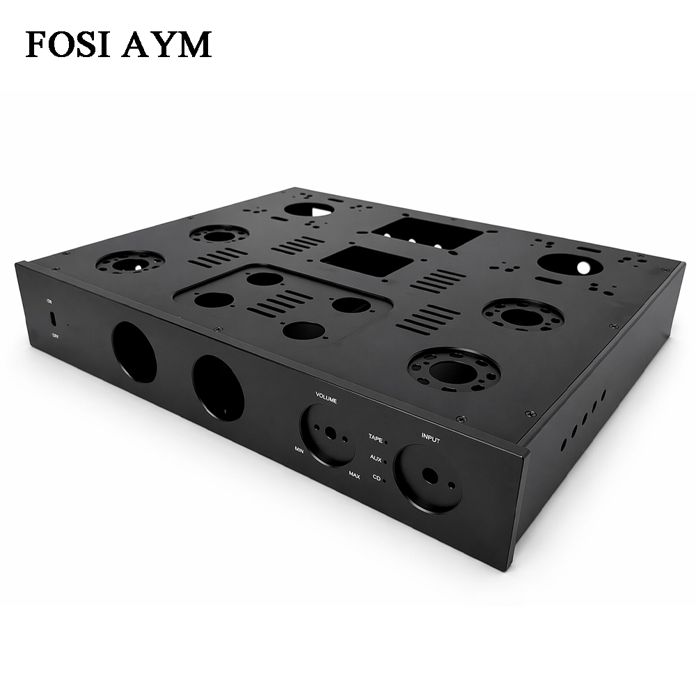FOSI AYM 415x330x70mm Full Alu - Headphone Amplifier Dac recension och pris