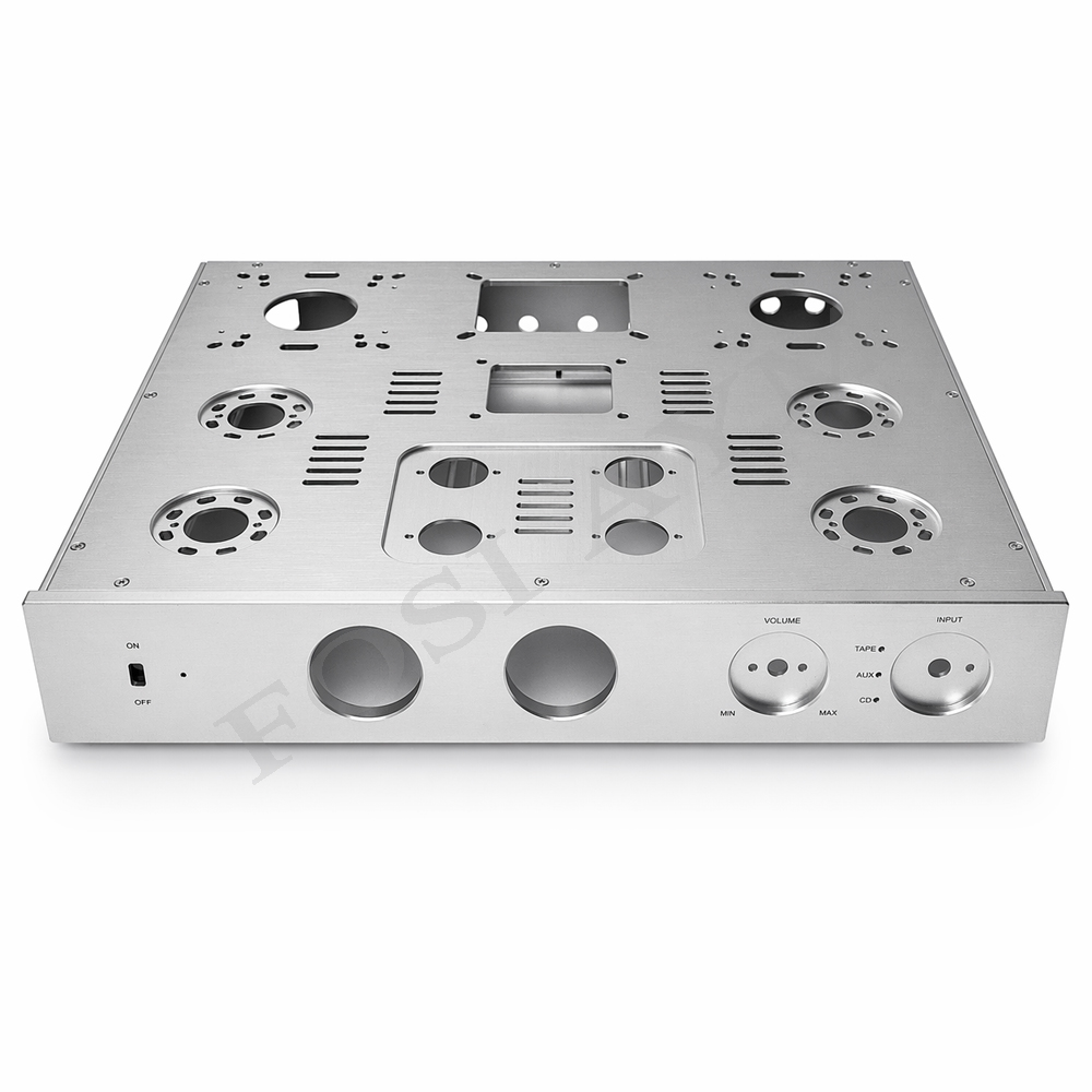 FOSI AYM 415x330x70mm Full Alu - Headphone Amplifier Dac recension och pris