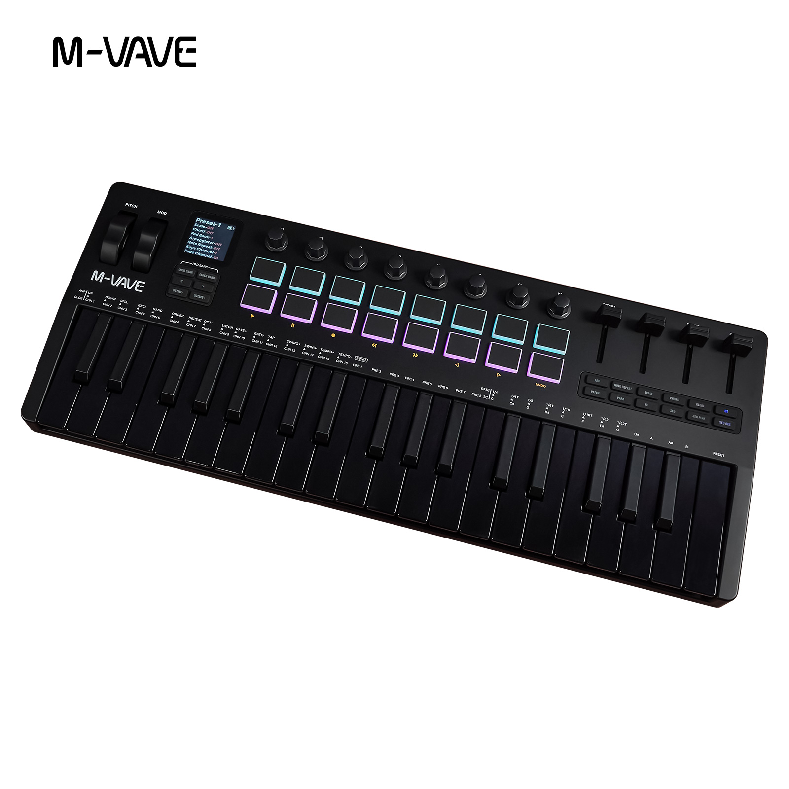 M-VAVE SMK-37 USB MIDI Control - Midi Controller Pad recension och pris